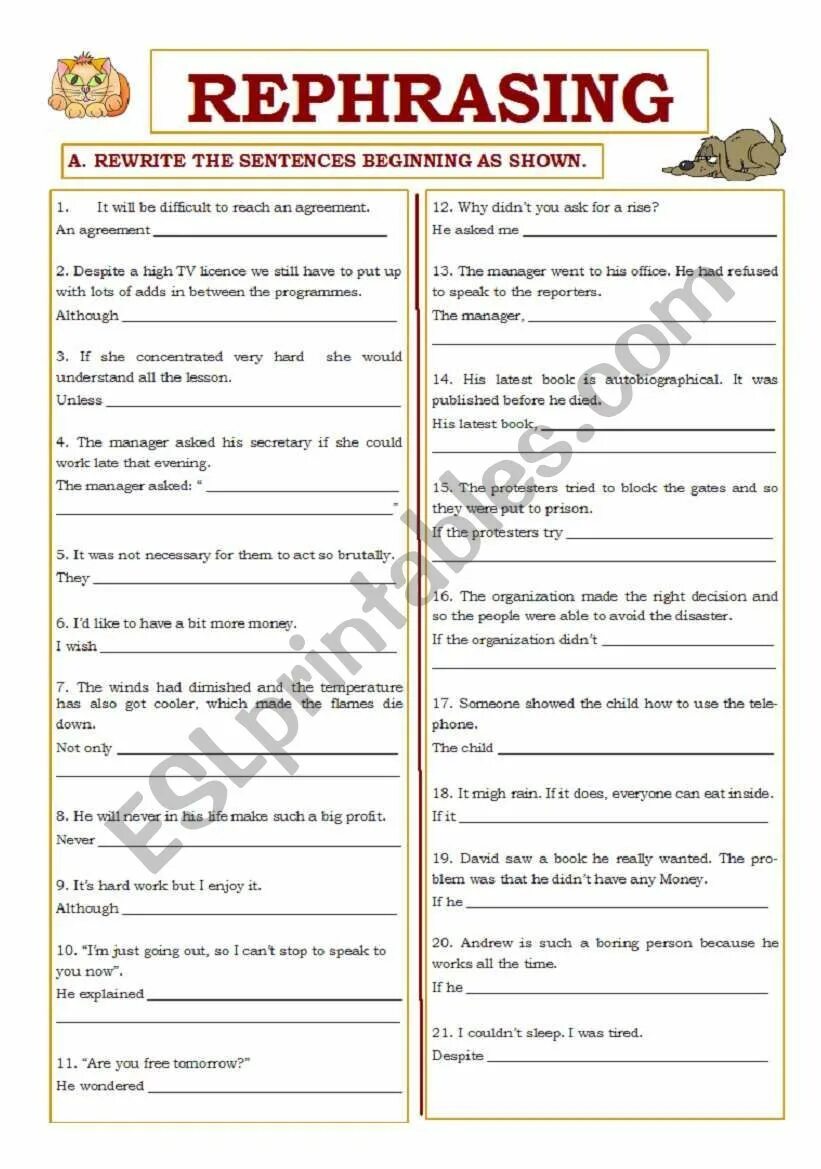 Rephrase the sentences. Rephrasing. Rephrasing sentences. Rephrase the following sentences. Rephrase sentences 6 класс упражнения.