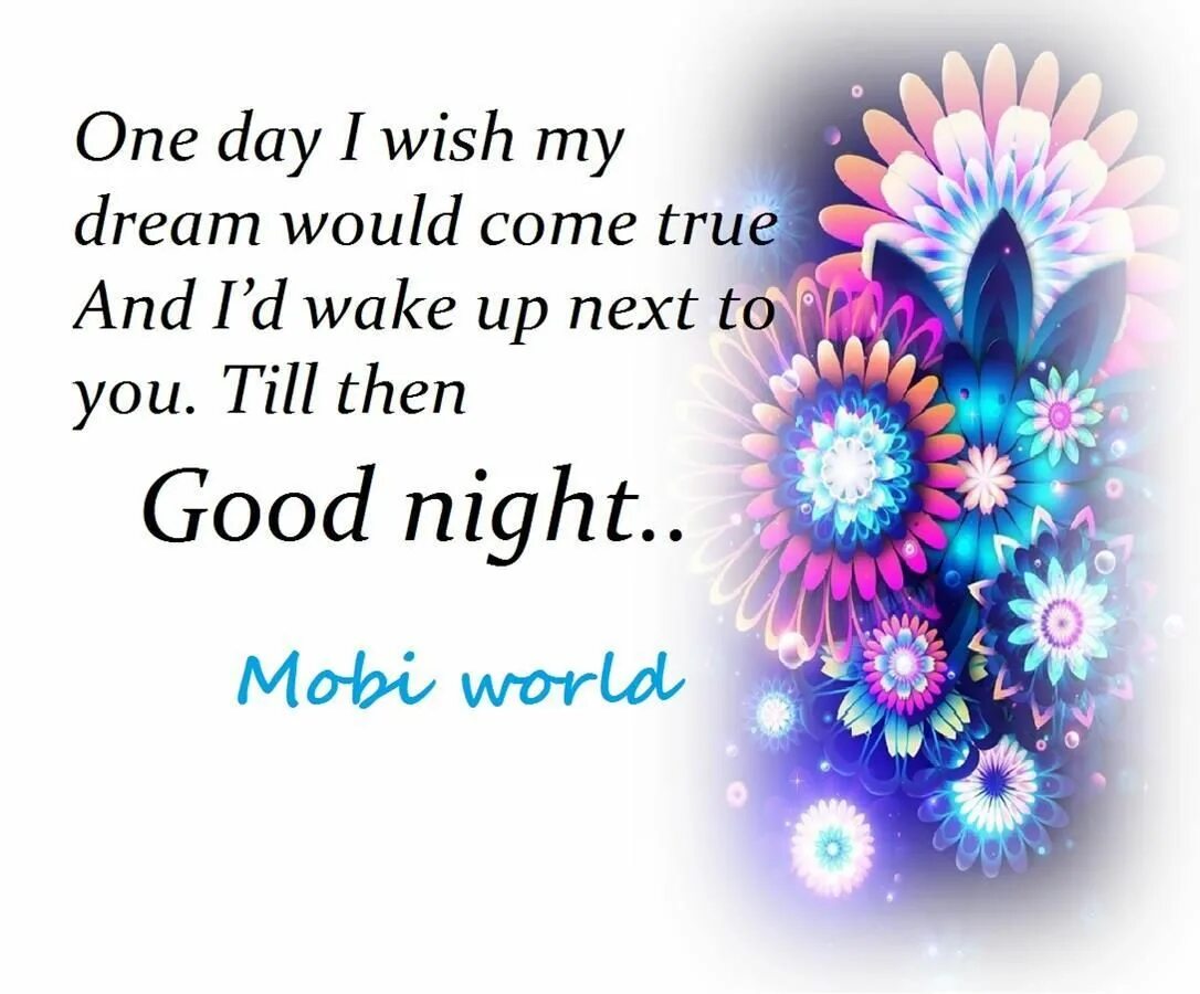 Good Night message. Wish you all your Dreams come true. A Dream Wish come true. I Wish your Dream will come true. Let me wish you