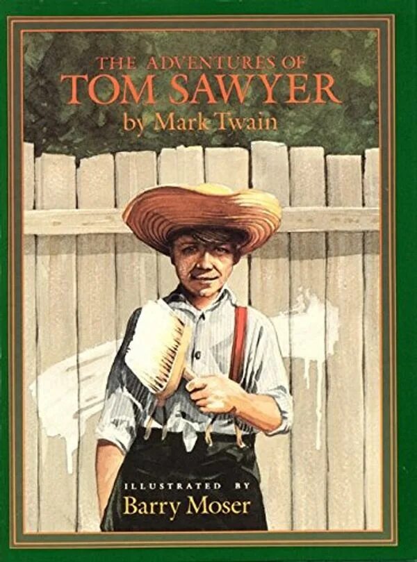 Приключения тома сойера на английском. Tom Sawyer. Tom Sawyer by Mark Twain. Barry Moser--Mark Twain Tom Sawyer. Книга приключения Тома Сойера.