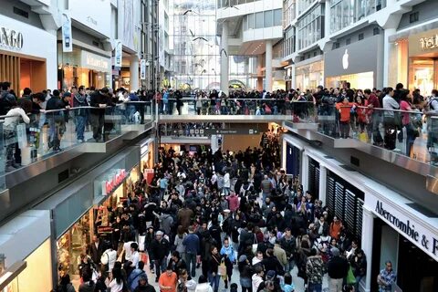 Most shopping centres