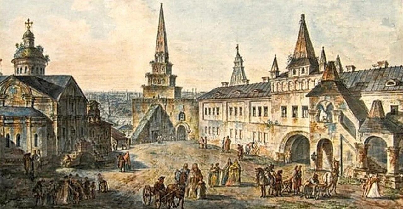 1500 г россия. Москва 1800 года на картинах Федора Алексеева.