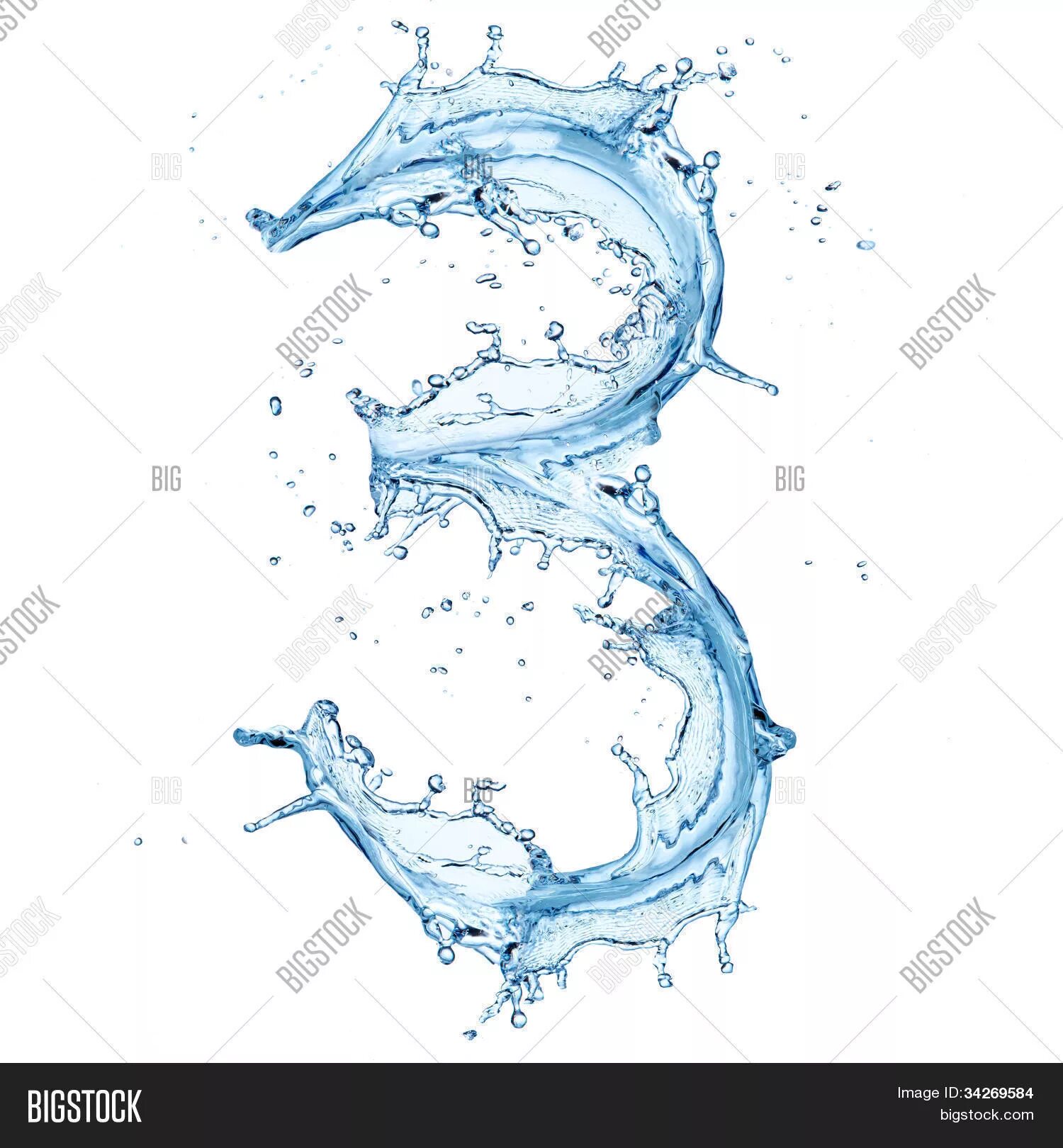 Water число