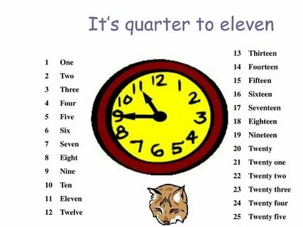 Twenty five past nine