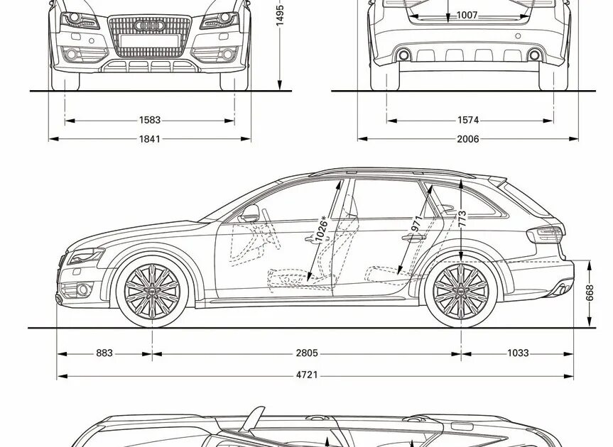 Габариты ауди. Ауди а4 универсал габариты. Audi a4 avant габариты. Ауди а4 универсал Размеры. Габариты Ауди а4 седан.