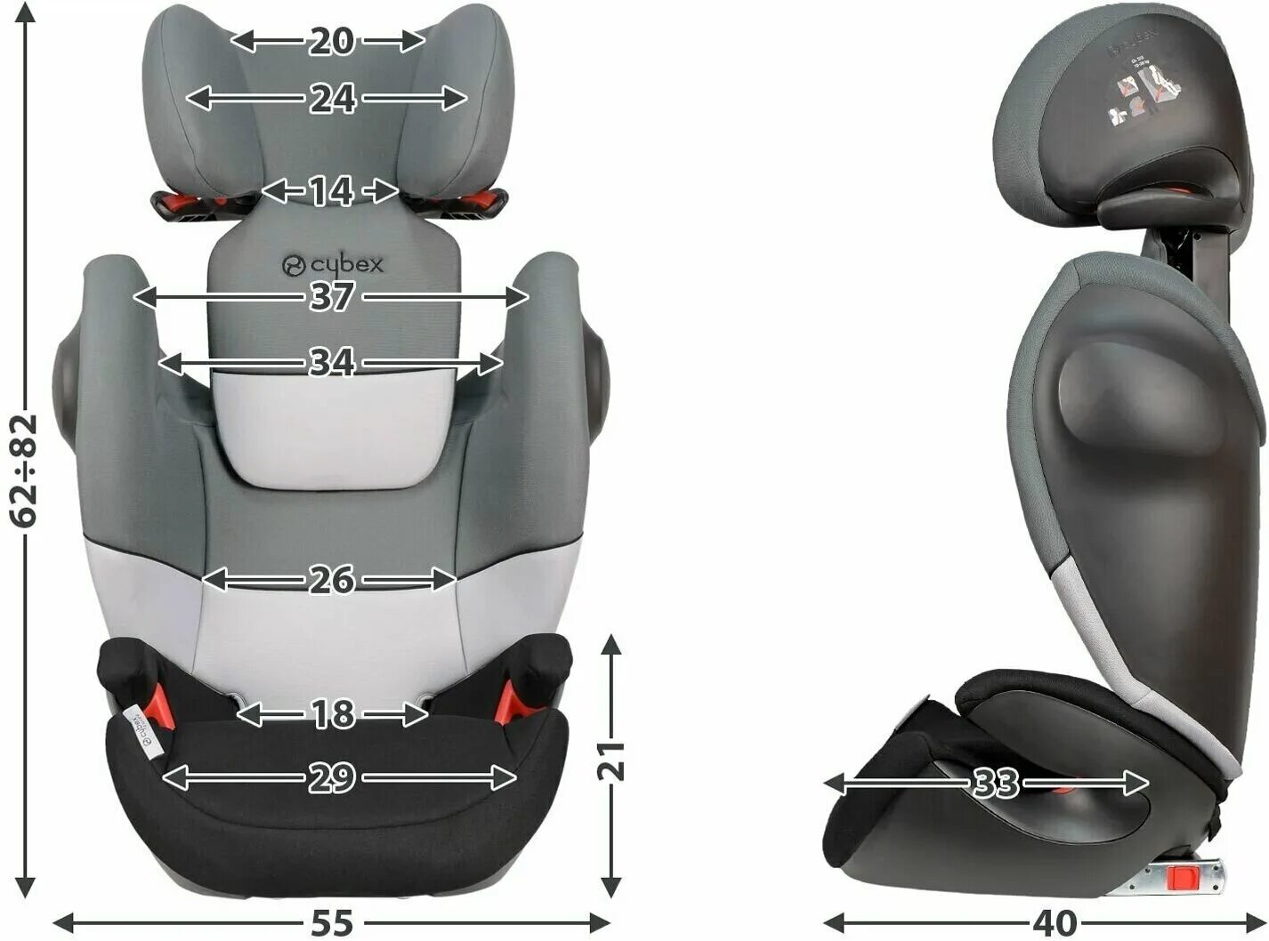 Размеры детских кресел. Cybex Pallas m-Fix SL. Кресло Cybex Pallas. Кресло Cybex Pallas m-Fix. Cybex Pallas m2-Fix.