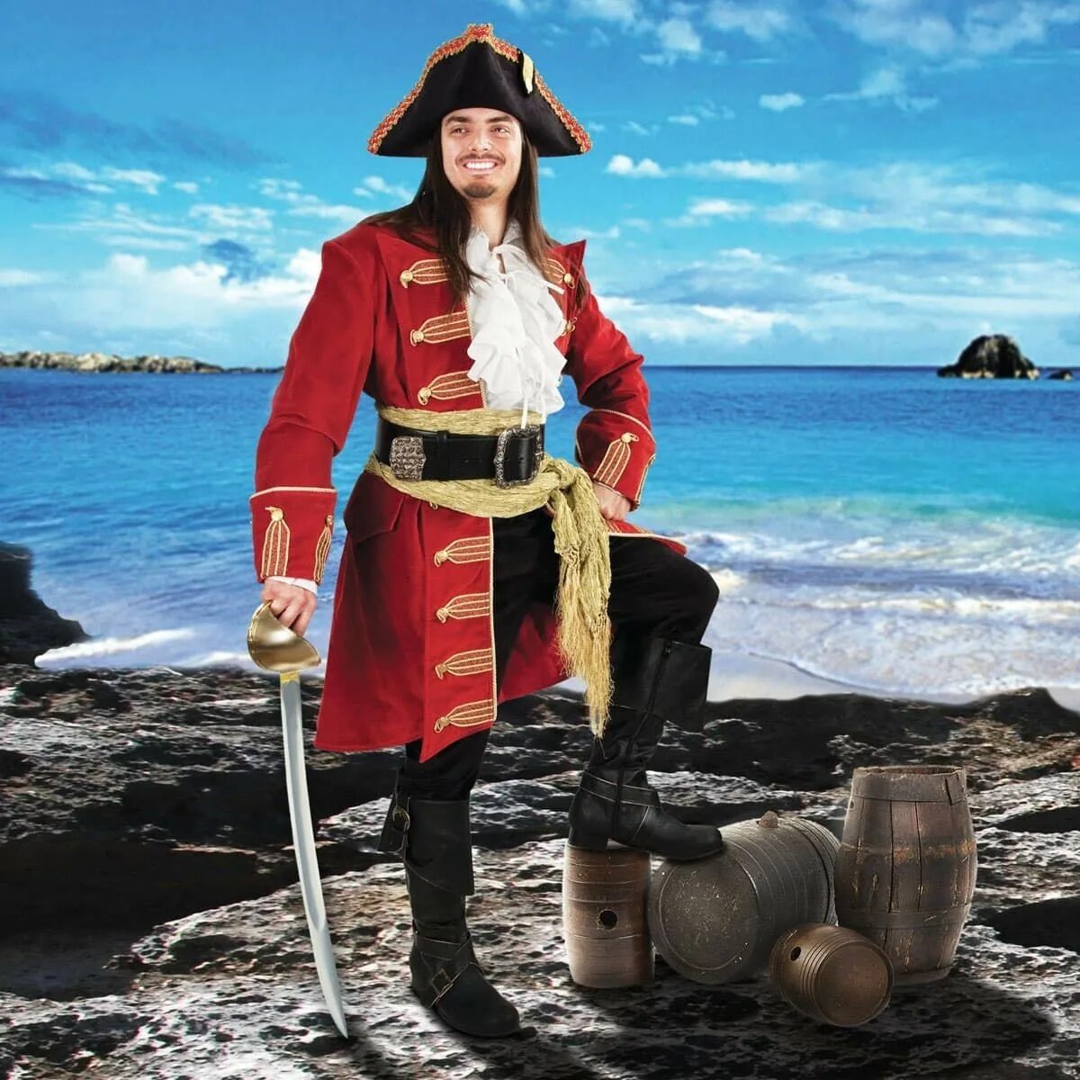 Где находится нарядный пират. Капитан Морган пираты Карибского моря. Костюм капитана Моргана.