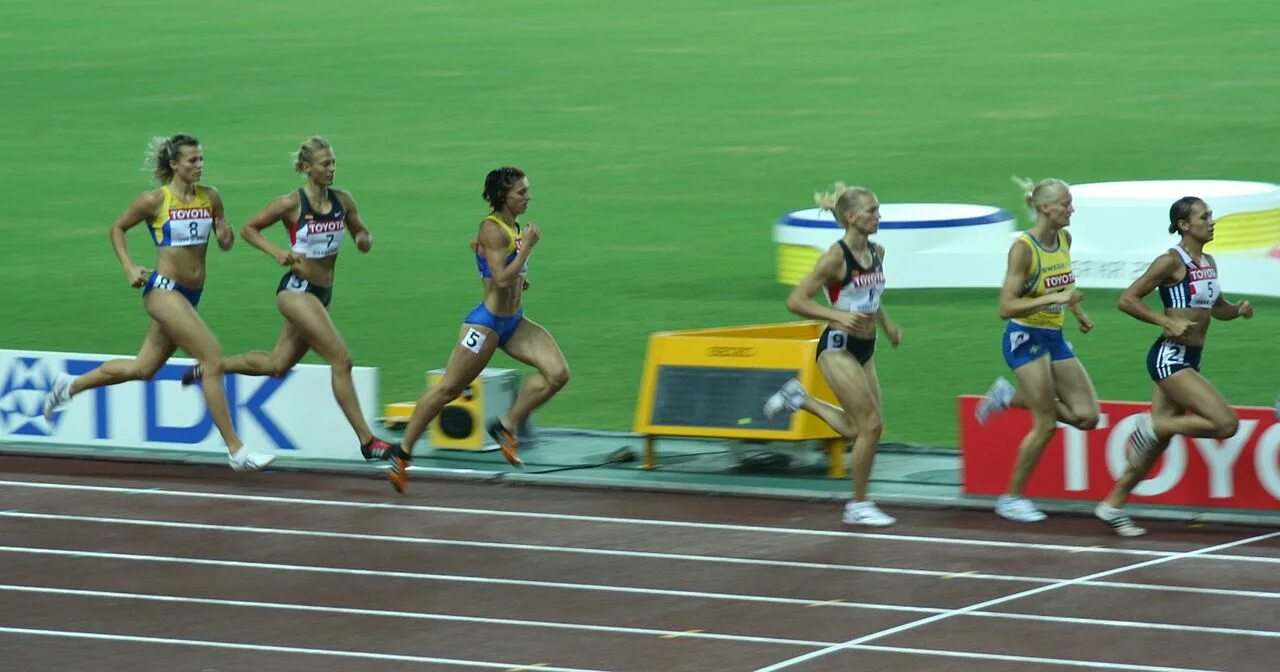 Лёгкая атлетика 800 метров. 27 августа женщины
