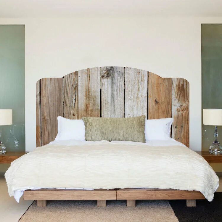Изголовье кровати из дерева. Кровать с деревянным изголовьем. Необычное изголовье. Оригинальная спинка кровати.