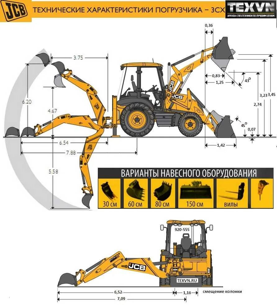 Jcb 3cx технические