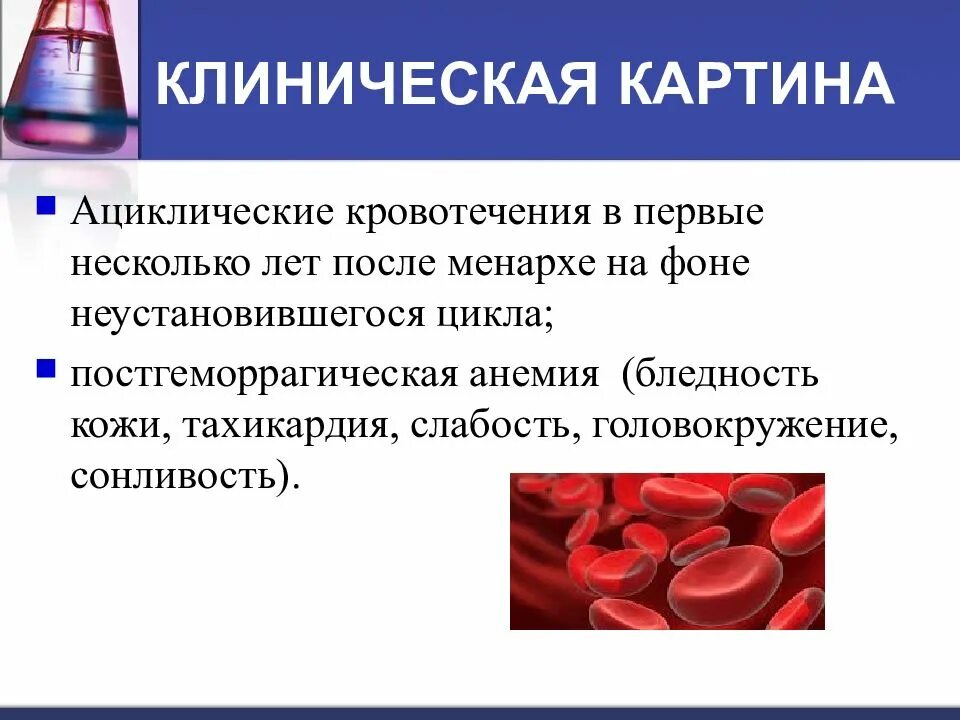 Слабость после кровотечения