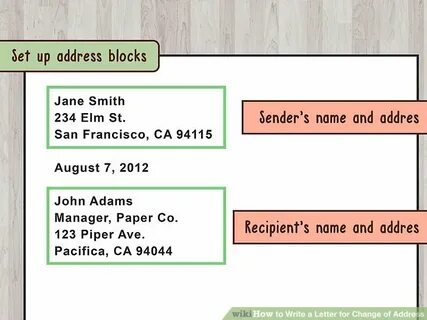 Address topic