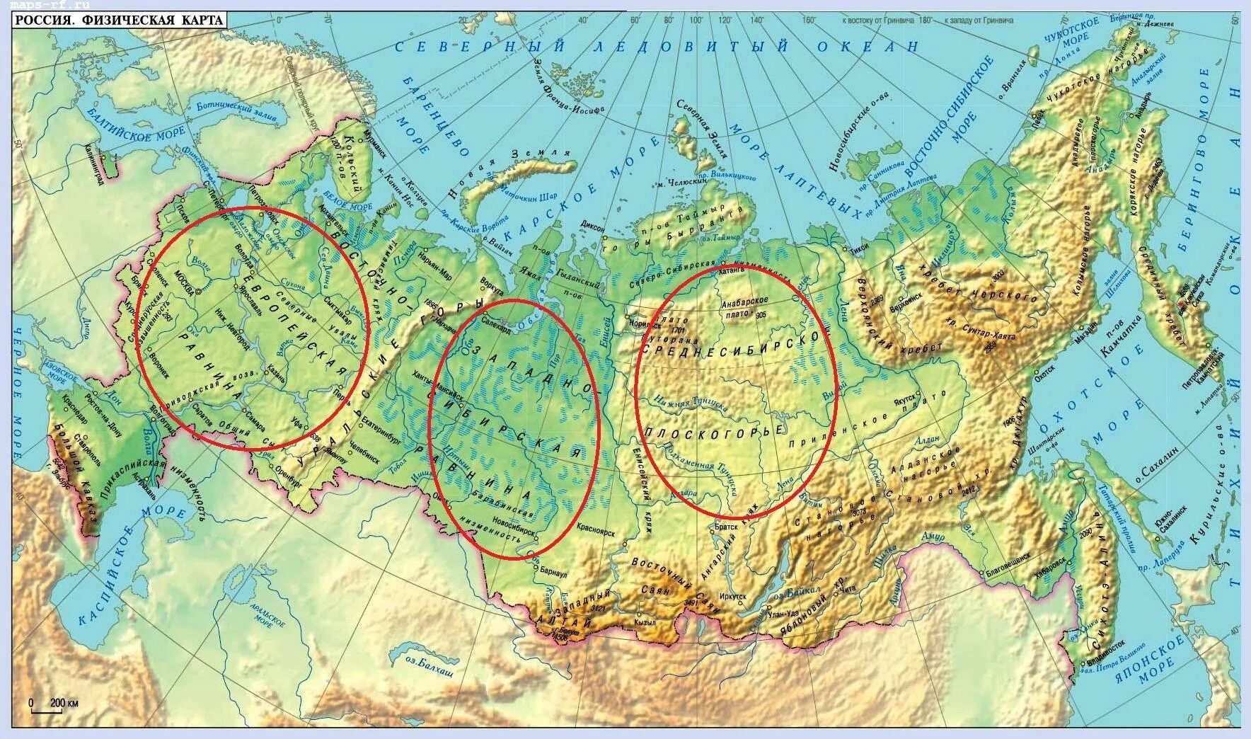 Площадь равнины составляет