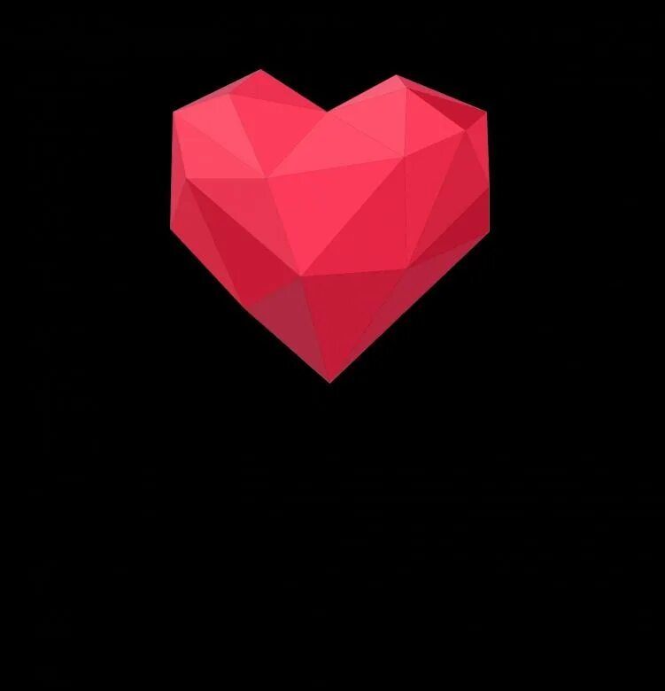 Polygon heart
