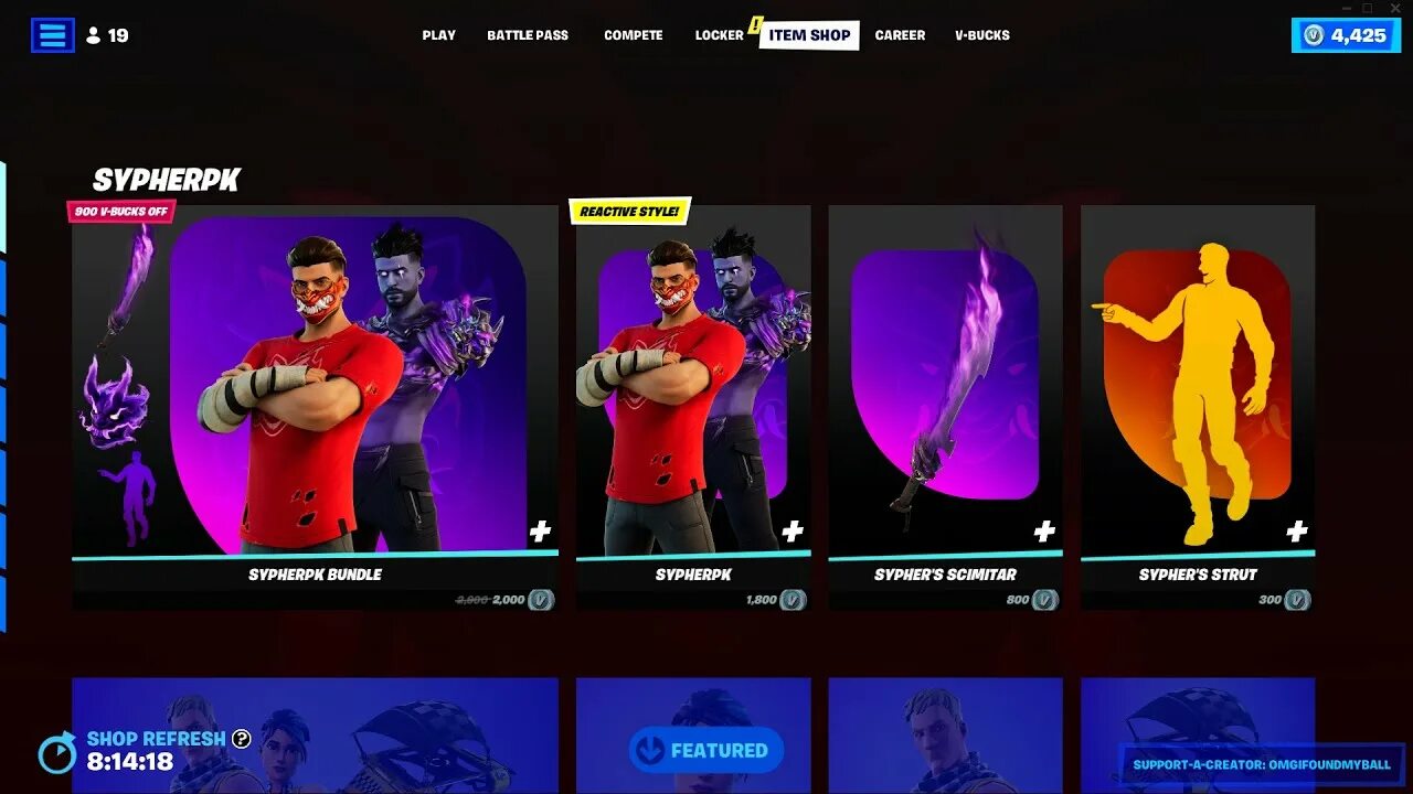 Item live. Батл пасс. Батл пасс ФОРТНАЙТ сейчас. SYPHERPK скин ФОРТНАЙТ. SYPHERPK Fortnite shop.