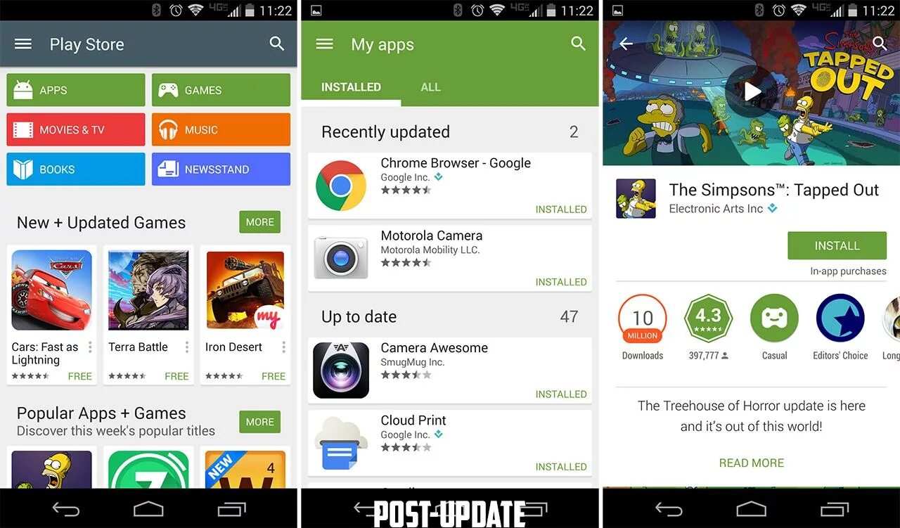 Updating apps
