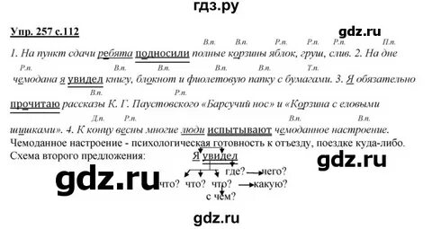 Русский язык 4 класс учебник упражнение 260