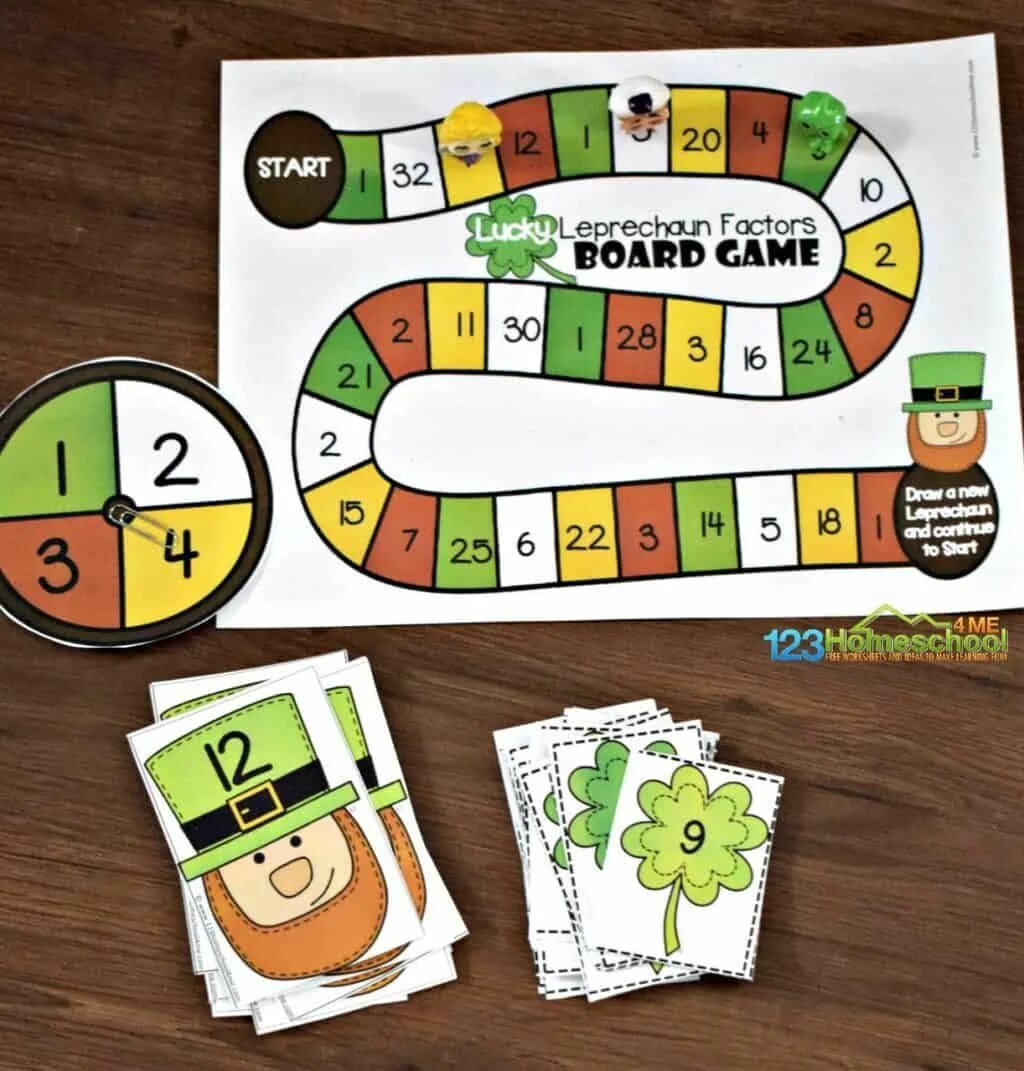 Day board. St patrick board game. st patrick&#039;s day games. saint patrick&#039;s day boardgame. настольная игра лепрекон.