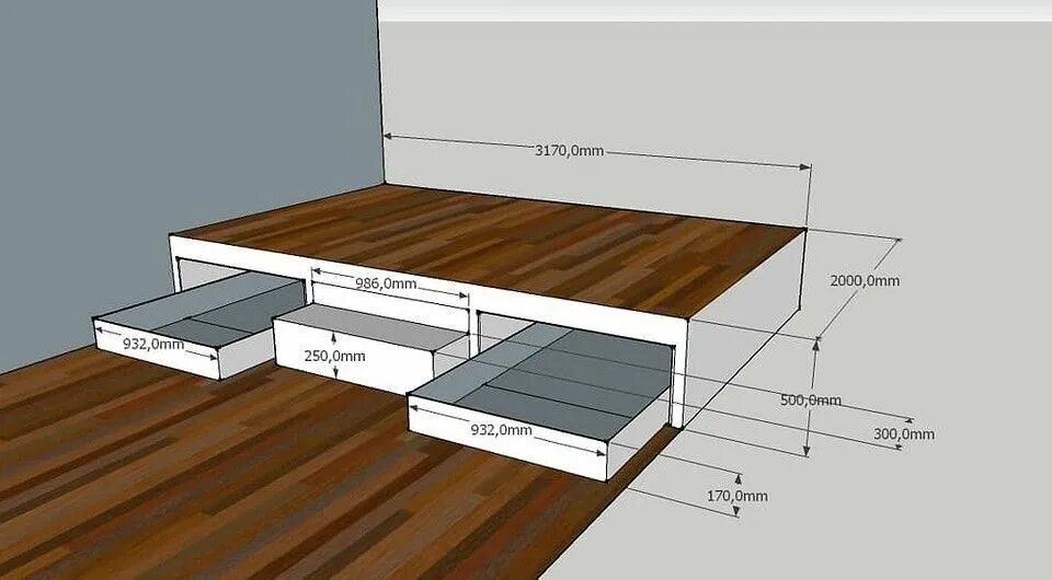 Подиум с выкатной кроватью чертежи. Кровать подиум чертеж. Подиум с выдвижными ящиками односпальная кровать чертеж. Кровать подиум с выдвижными ящиками. Чертеж подиума