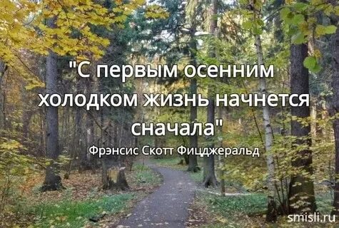 Какие слова представляют раннюю осень