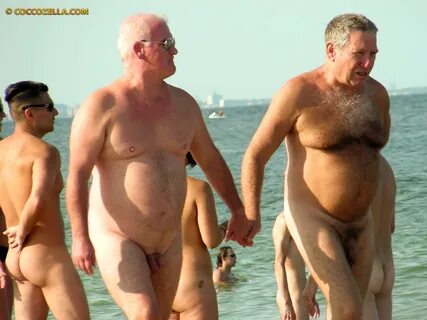 Old man nude beach. 
