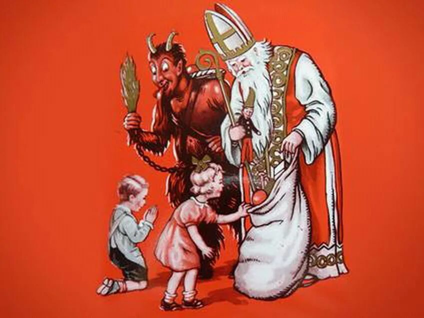 Рождество черти. Гоголь ночь перед рождеством иллюстрации царица. Крампус рождественский дьявол. Рождество черти. Крампус повелитель йоля иллюстрации.