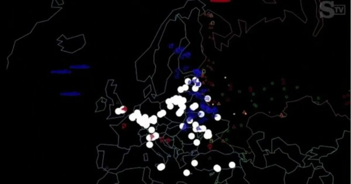 США смоделировали ядерную войну. Смоделированная карта ядерной войны США И России. Сша смоделировали ядерный удар по россии