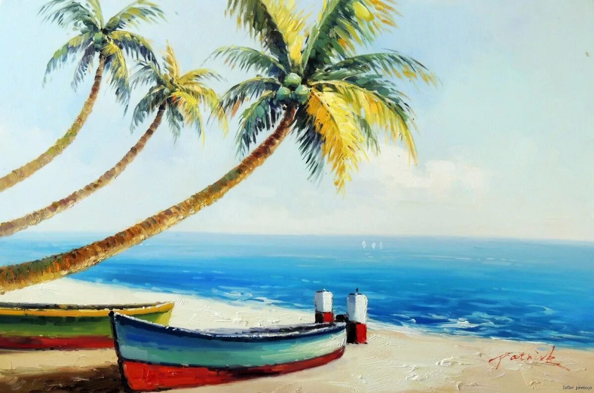 Картины море пальмы. Пейзаж с пальмами. картина пальмы у моря. морской пейзаж с пальмами. пейзаж с пальмами живопись.