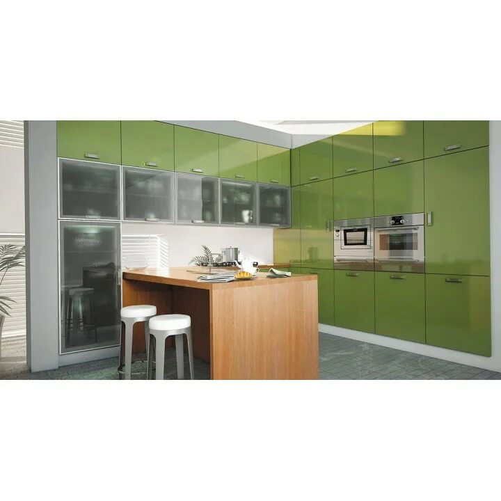 Купить акриловую кухню. Кухня оливкового цвета. Кухня с оливковыми фасадами. Кухня цвет олива. Кухня пластик зеленая.