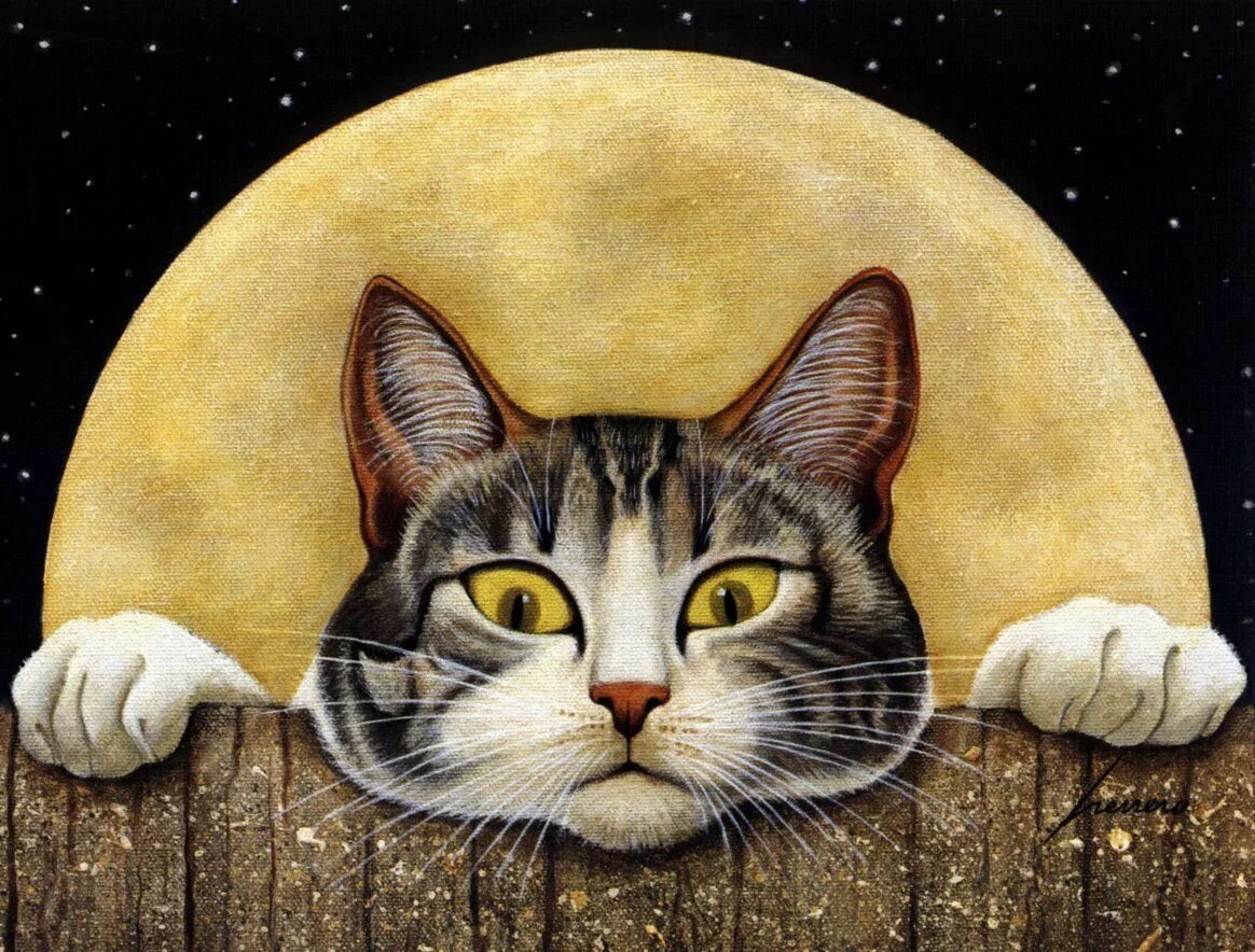 Кот иллюстрация. Лоуэлл эрреро коты. lowell herrero кошки картины. лоуэлл эрреро картины. кошки для декупажа.