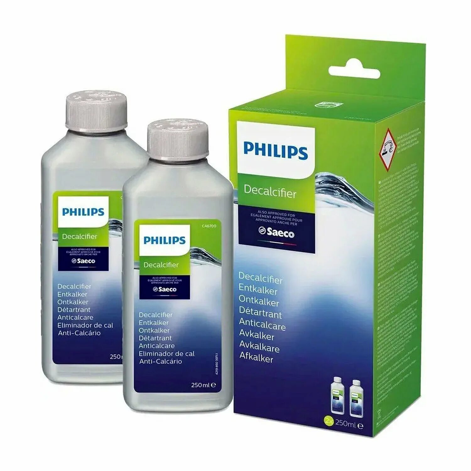 Средство очистки от накипи для кофемашины philips. Средство для очистки от накипи philips saeco ca6700/10 для кофемашин. Жидкость для очистки кофемашины philips saeco. Средство для декальцинации кофемашины saeco. Таблетки от накипи для кофемашин филипс.