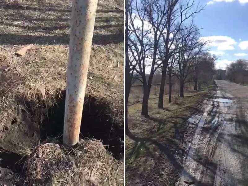 Шахтные подпорки. Подпорки в Шахтах. Асбестовая труба распиленная вдоль расположенная вдоль дороги. Снаряды залетели в Ростовской области. Спилили трубы на Брянской Грэм.