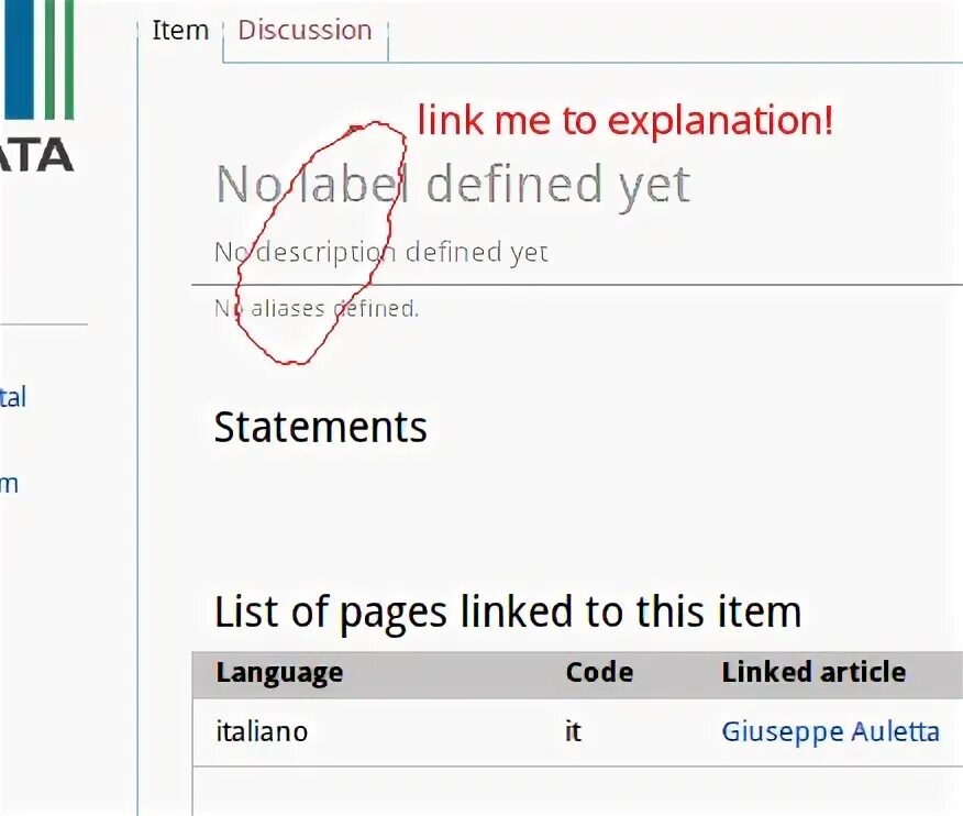 Language item