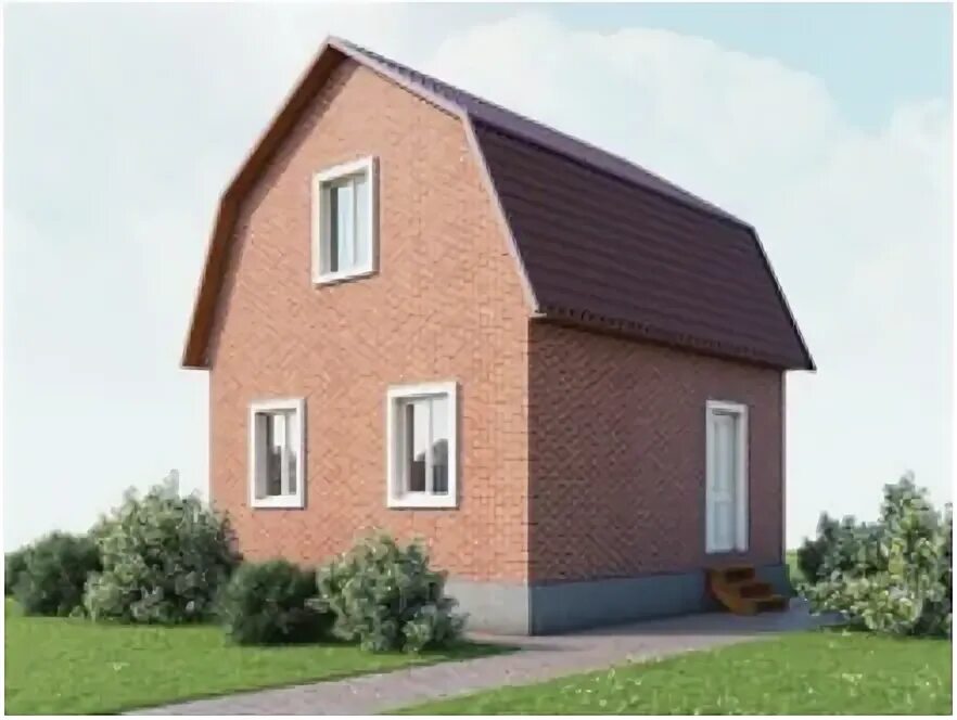 Дачный дом из газобетона 6*6 с мансардой. Дачный домик из кирпича. Проект дачи. Кирпичный дом 6х6 двухэтажный. Дом 6 на 6 кирпич.