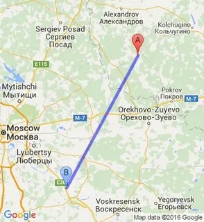 Киржач на карте