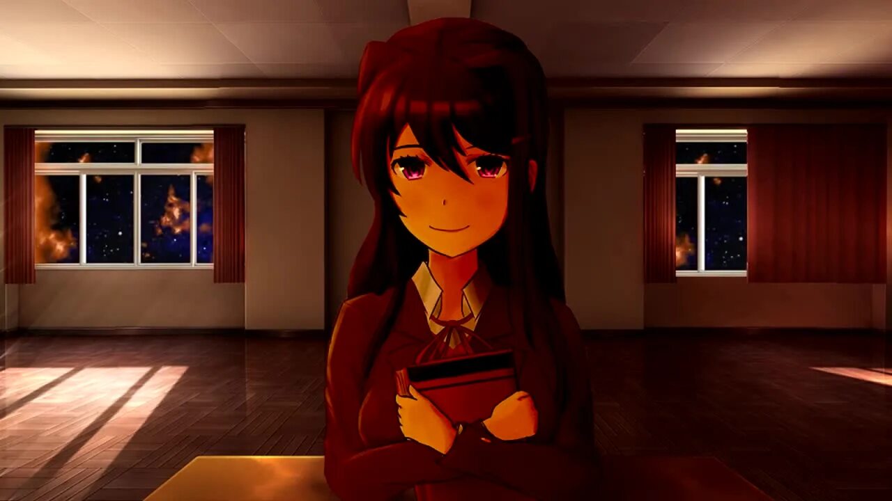 Доки доки моника моды. Юри ддлк фон. Доки доки фон класса без персонажей. Доки доки локации. Нацуки.