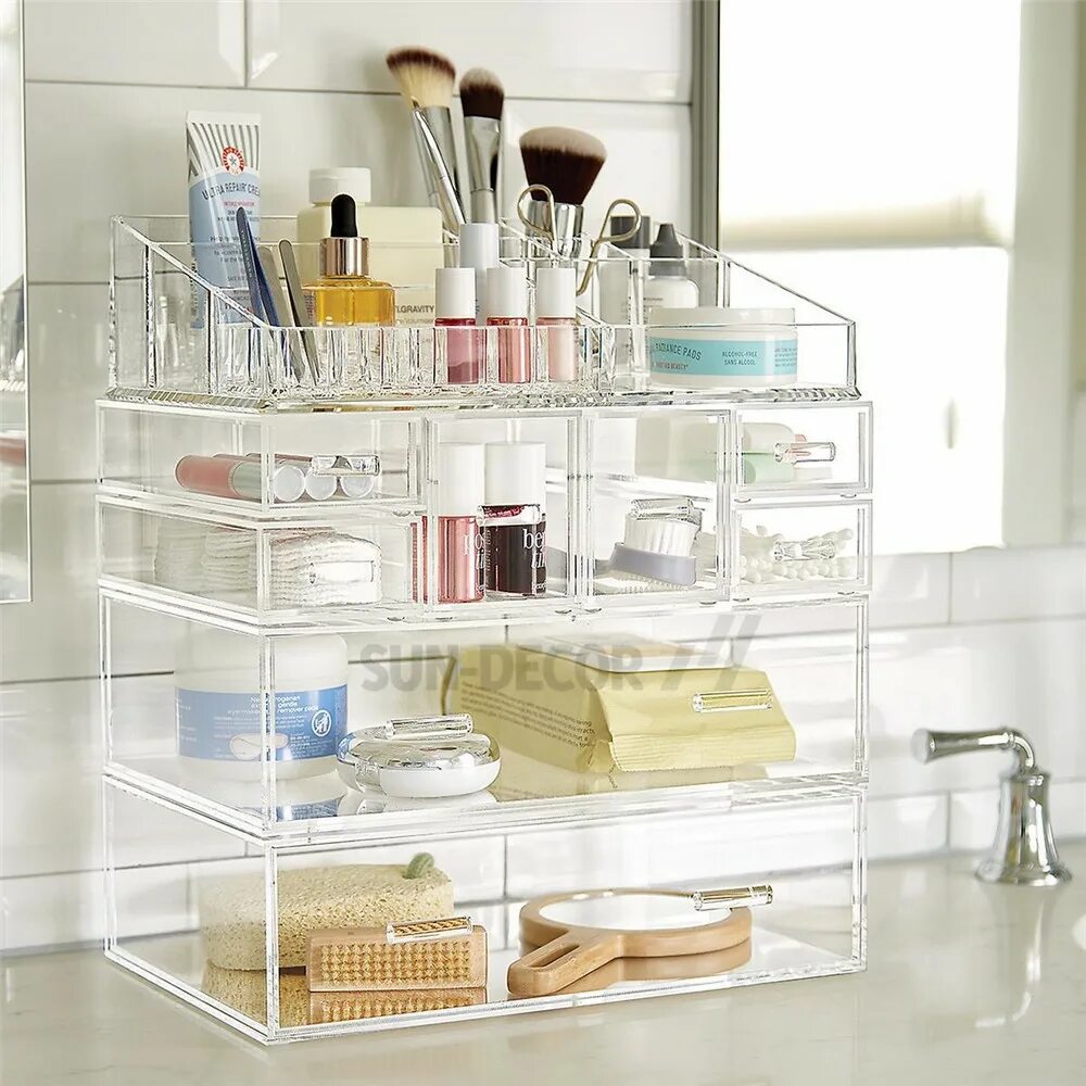 Cosmetic Organizer cx8704. Органайзер для косметики в ванную. Органайзер для косметики прозрачный. Идеи для хранения косметики. Хранение кремов и изделий с кремом