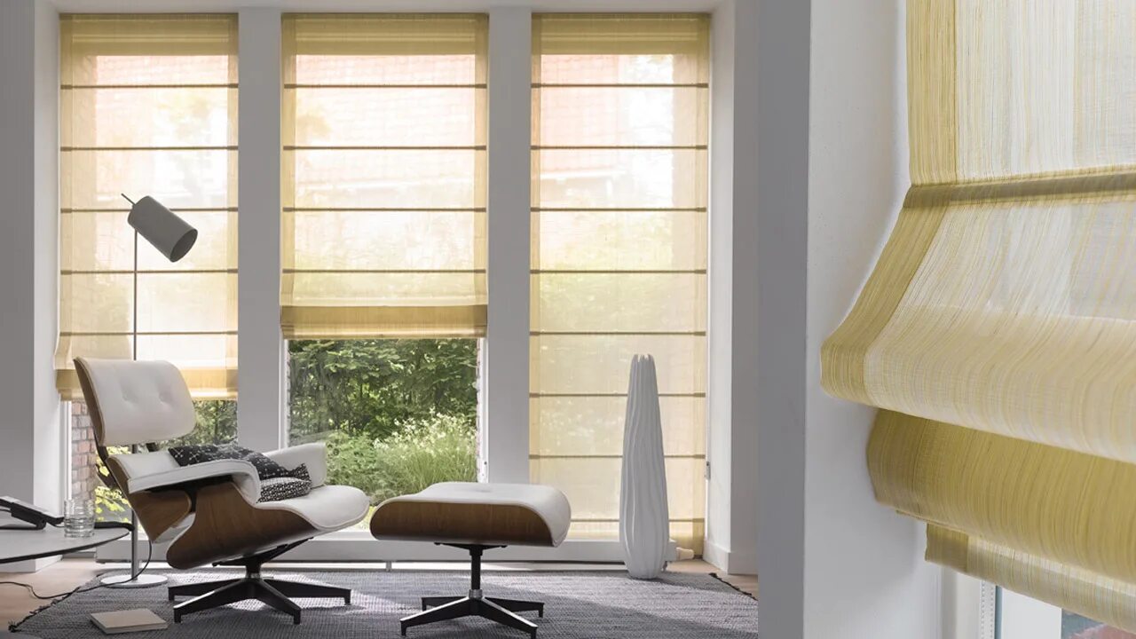 Окна хантер. Плиссе Hunter Douglas. Рулонные шторы Hunter Douglas RB 500. Электрокарнизы для римских штор. Рулонные шторы Luxaflex.