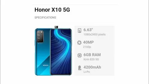 Honor x8 lte
