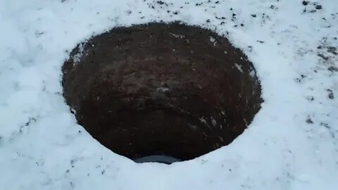 Колодце вода зимой