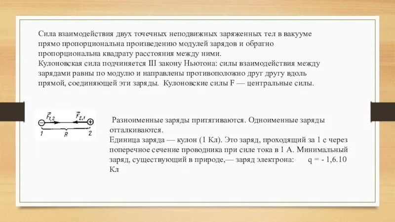 Сила взаимодействия двух неподвижных точечных зарядов. Сила взаимодействия двух неподвижных точечных зарядов в вакууме. Сила взаимодействия заряженных тел. Сила взаимодействия двух заряженных тел. Точечным можно считать источник