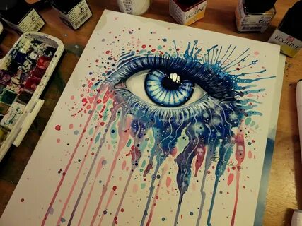 Рисунок красками это