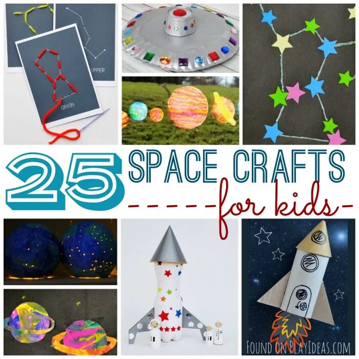 Space Craft for Kids. Easy Space Crafts for Kids. Planets Craft for Kids. Space Day Craft for Kids. Space crafts