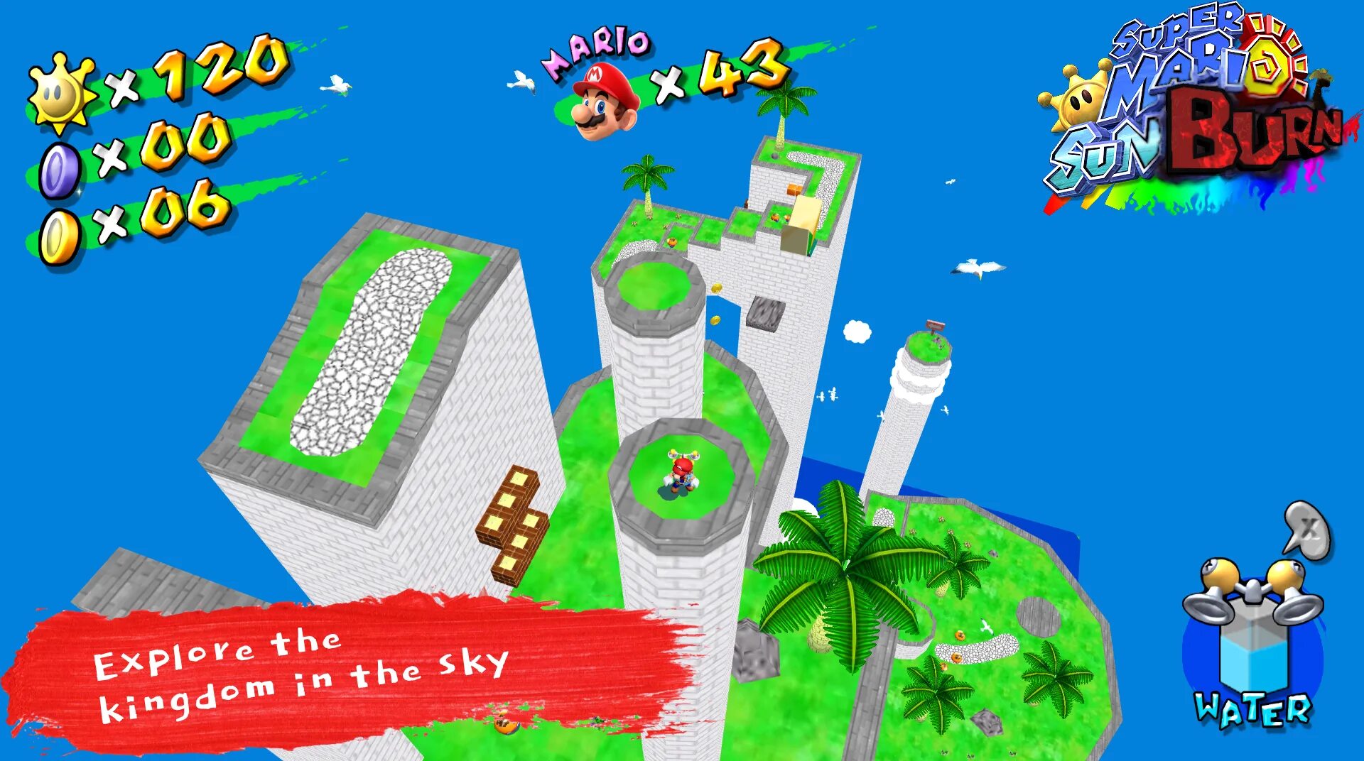 Sunshine mod. Super mario sunshine. super mario sunshine gameplay. солнце марио.