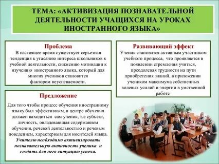 Средства активизации учащихся на уроках