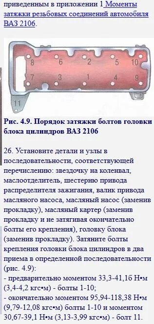 Момент протяжки гбц ваз. Схема затяжки головки 2107. Протяжка болтов головки блока Нива 21213. Момент затяжки головки ВАЗ 2107. Порядок затяжки болтов головки блока ВАЗ 2106.