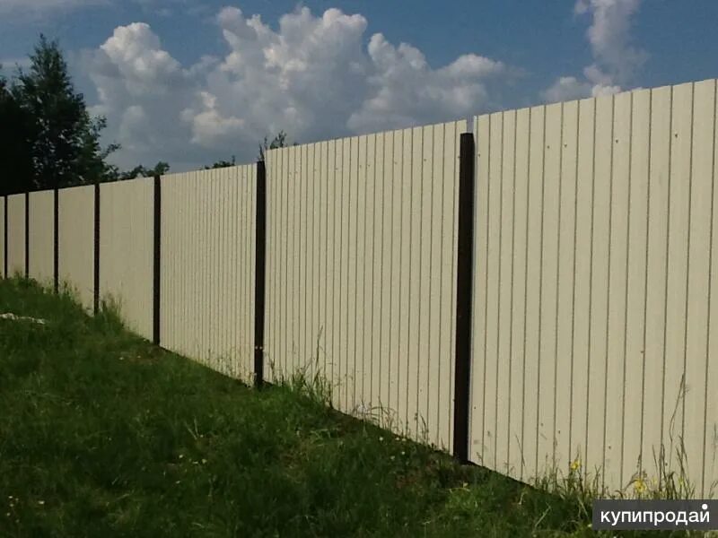 Забор слоновая кость