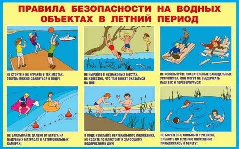 Памятка безопасность детей на воде