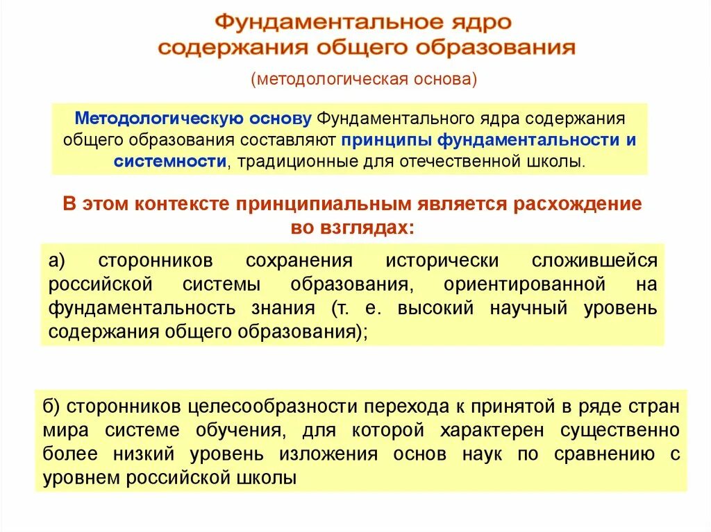 Единое базовое ядро содержания комплекта оценочной документации. Фундаментальное ядро содержания общего образования структура. фундаментальное ядро фгос ноо. фундаментальность образования это. содержание общего образования.