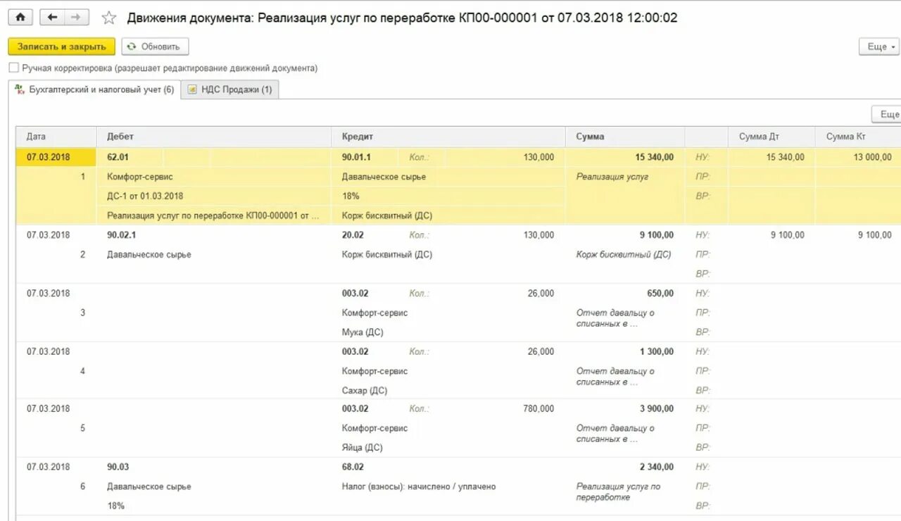 Проводки по давальческой схеме у давальца. Давальческое сырье проводки в 1с. Давальческое сырье проводки у переработчика. Реализация услуг по переработке проводки. Проводки по депозиту в 1с 8.3