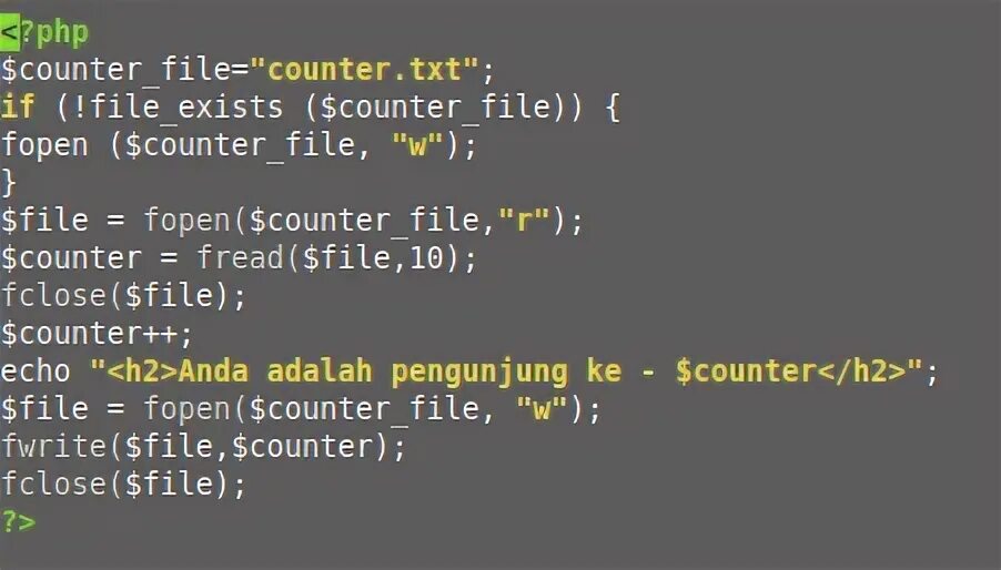 File count c. File count c